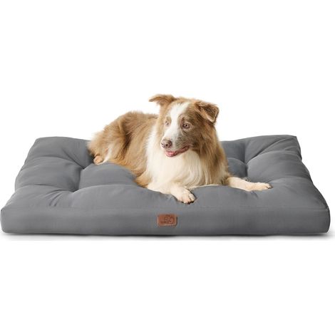 Matelas Chien Imperméable Grande Taille, 111x89x9 cm Gris (1/5)