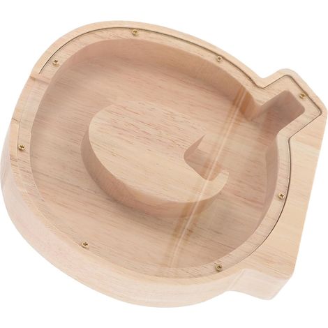 Tirelire Bois pour Garçon Fille Tirelire Épargne Compteur De Boîte De Collecte De Monnaie (1/5)