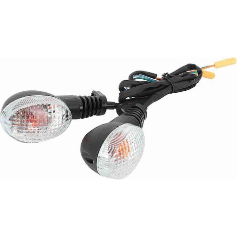 Blinkerleuchte passend für Kawasaki Para Ninja 250 Motorrad-Modifikation (Schwarz & Weiß) (1/5)
