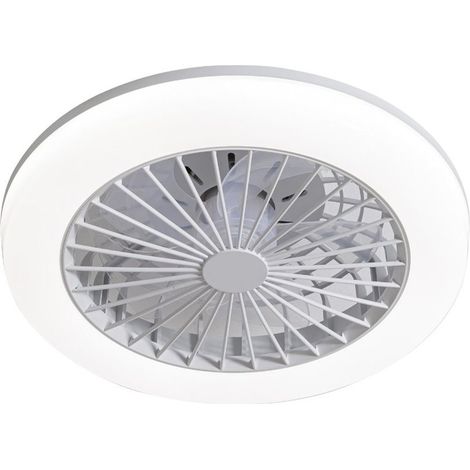 Ventilatore da soffitto con luce LED (25W 3CCT 2400lm) IP20 Ø46cm bianco
