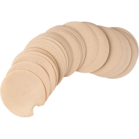 100 filtres à café en papier pour cafetière à filtre, compatibles avec les capsules. (1/5)