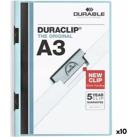 Dossier Con Clip 60 H A3 Azul Durable 2218-06 (1/2)
