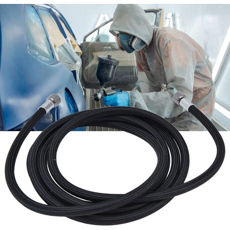 Tuyau d'aérographe, tube tressé en fibre de nylon, filetage interne G1/8, pour la peinture et la coloration à l'air comprimé. (1/5)