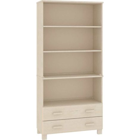 vidaXL Highboard "HAMAR" Solid Wood Pine Honey Brown (1/5)