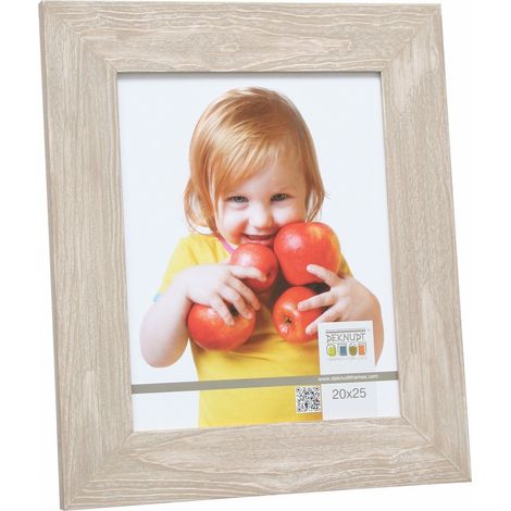 Style Rustique Cadre Photo Bois de Pin Peint Beige 20 x 30 cm (1/2)