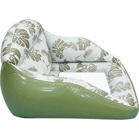 Matelas gonflable de piscine, chaise flottante ergonomique, matelas gonflable confortable pour adultes, matelas de détente portable pour la plage, le lac, la rivière, la piscine, les vacances en plein (1/5)