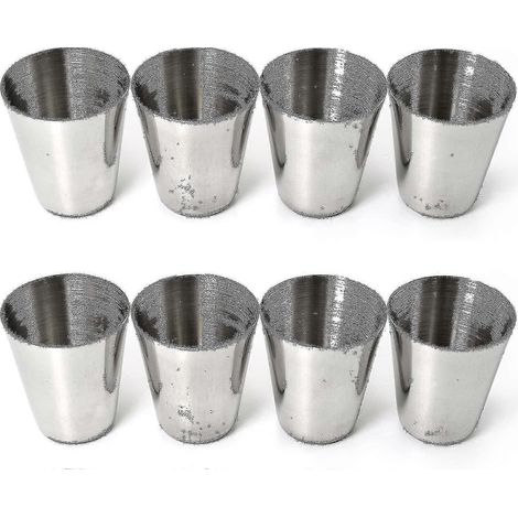 Schnapsgläser im 12er-Set, Edelstahl-Schnapsbecher, Stamper Pearl (1/3)