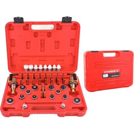 Kit de Réparation de Fuite pour Climatisation Automobile, Détecteur De Fuites Pour Systèmes CVC, Testeur De Fuite Portatif Pour Réfrigérant Systèmes HVAC Entretien Électroménager Usage Industriel Et C (1/5)