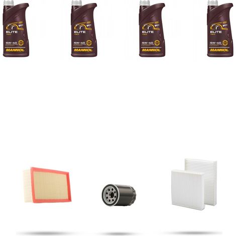 Kit tagliando 3 FILTRI e 4L OLIO compatibile con Citroen C3 II 1.0 vti 50kw dal 2012 (1/4)