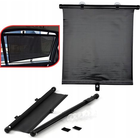 Parasoles para coche, estores enrollables para coche, protección UV, 45x50 cm (1/5)