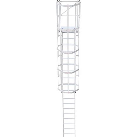 Echelle à crinoline pour une hauteur à franchir de 5.50 a 5.80m - CS58MP