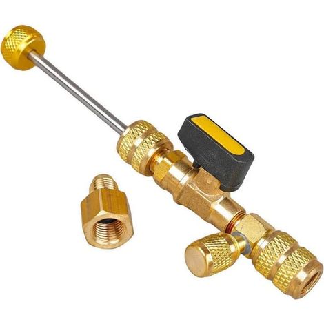 Outil de démontage d'obus de valve à embout double taille — Outil de réparation de climatisation (1/5)