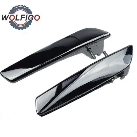 Poignées de porte intérieures Wolfigo (paire gauche et droite) pour Chevy GMC Sierra Cadillac Escalade 2007-2014 19299865 15936892 15936893 - Poignées de porte intérieures (1/4)