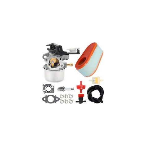 591137 590948 Carburateur pour Briggs & Stratton 111P02 114P02 11P902 121Q02 121Q07 121S02 121S07 121S75 124Q02 Nettoyeur Haute Pression 775EX TB360 Tondeuse à Gazon, avec Filtre à air 795066 (1/5)