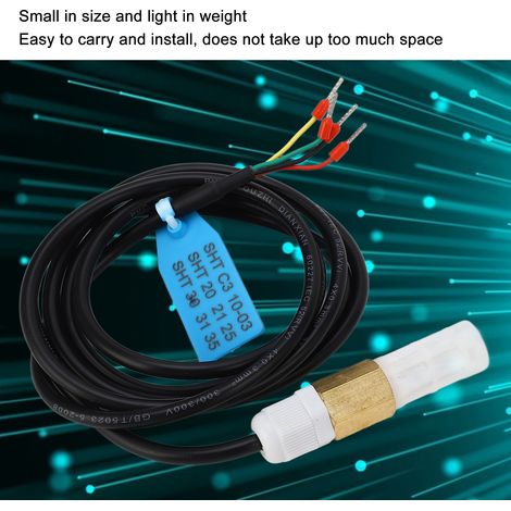 Sonde numérique de température et d'humidité du sol FS400-SHT30, câble prolongateur 3M, boîtier acier inoxydable et plastique, sortie I²C DC3.3V, livrée avec sac antistatique et boîte kraft, pack avec (1/5)