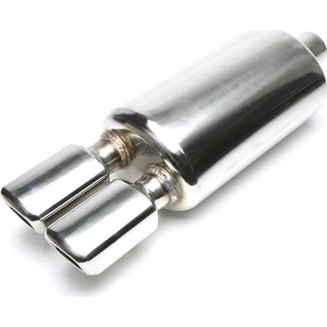 Silencieux arrière sport universel inox TA Technix 2 x 86 x 70mm / biseaute-27480615