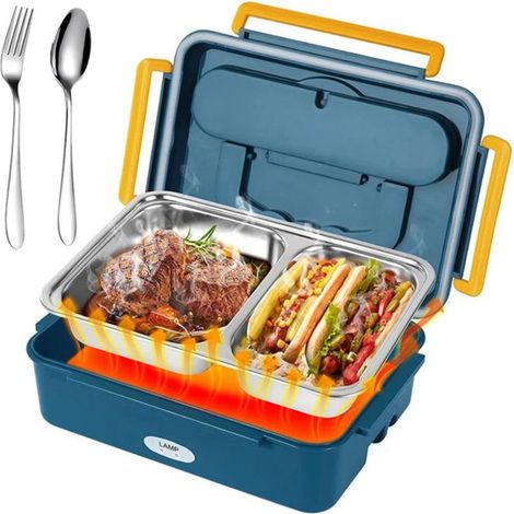 Lunch box chauffante - ZULBCEO - 3 en 1 - Isotherme - 1,2L - 220V/12V/24V (1/4)