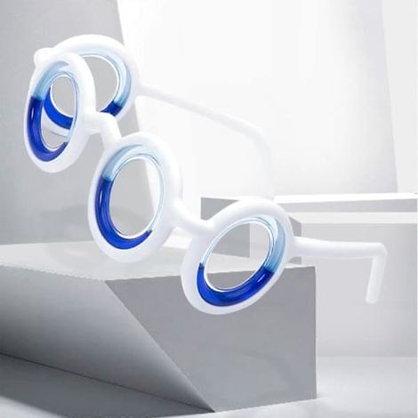 Lunettes anti-nausées, Lunettes anti-vertiges, Lunettes flottantes contre le mal des transports, Voyage, blanc (1/5)