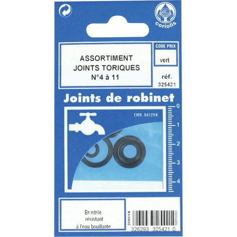 Sortiment von Nitril-O-Ringen Nr. 4 bis 11, 10 Stück