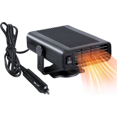 Autoheizung, Anti-Unterboden-Autoheizung 12V 120W, Tragbare Autoheizung, 2-in-1 – Schnelles Heizen und Kühlen, Mini-Autoheizung Weiß (1/2)