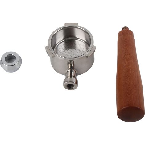 Portafiltre sans jupe 51mm en zinc pour DELONGHI ECP3420, ECP685 et ECP680 - Double clé (1/5)