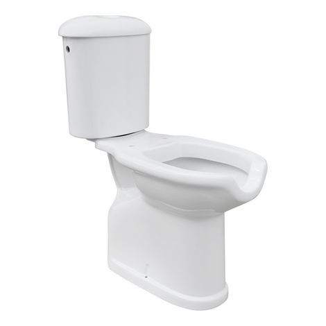 Vaso e cassetta monoblocco per disabili scarico a pavimento (1/2)
