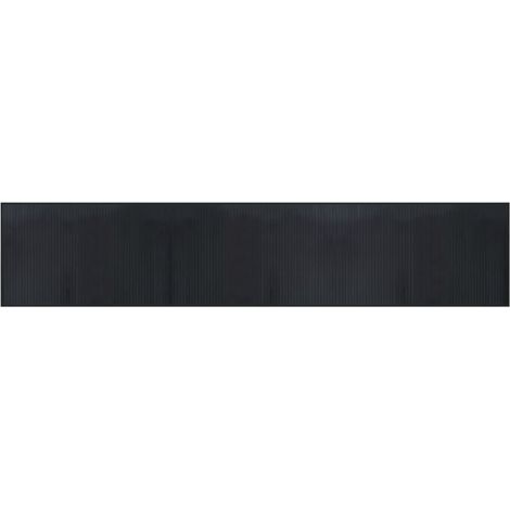 Tapis de sol,Tapis rectangulaire noir 60x300 cm bambou CFW808555 (1/5)
