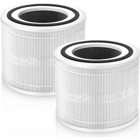 Lot de 2 filtres de rechange True HEPA 14 pour purificateurs d'air, compatibles avec le Puro Air 240, améliorent la qualité de l'air intérieur. (1/5)