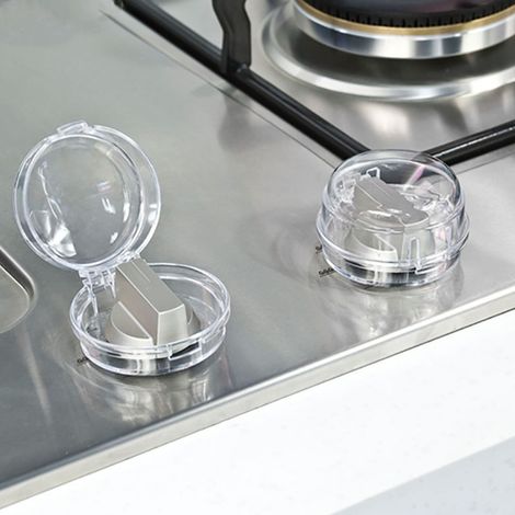 de 6 protections transparentes pour boutons de cuisinière (1/4)
