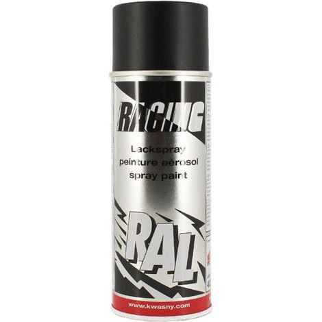 RAL 9005 NOIR Foncé Mat (RACING) (Bombe peintur...