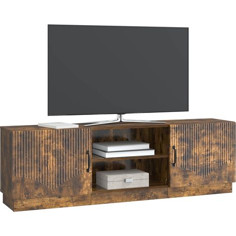 Maison Exclusive - Mobile TV Rovere Fumo 150 x 31 x 47 cm Legno ingegnerizzato