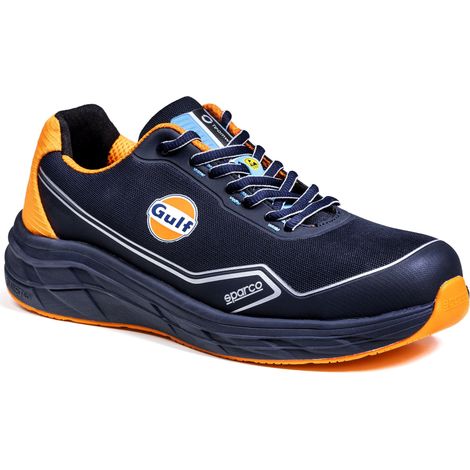 Sparco 075345GUBMAF Scarpe Mirage Gulf S1PS Blu Arancioni 39 (1/5)