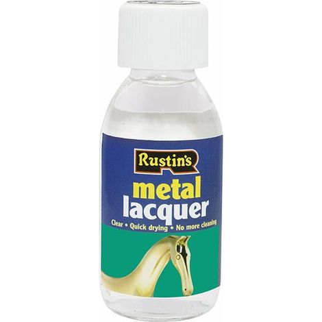 Rustins TRAL125 Metal Lacquer Clear 125ml RUSCML125 (1/3)