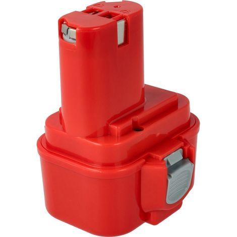 vhbw 1x Batterie compatible avec Makita 6207DWDE, 6226D, 6222DWE, 6226DWBE, 6226DW, 6222D, 6207D, 6222DE outil électrique (3000 mAh, NiMH, 9,6 V) (1/5)