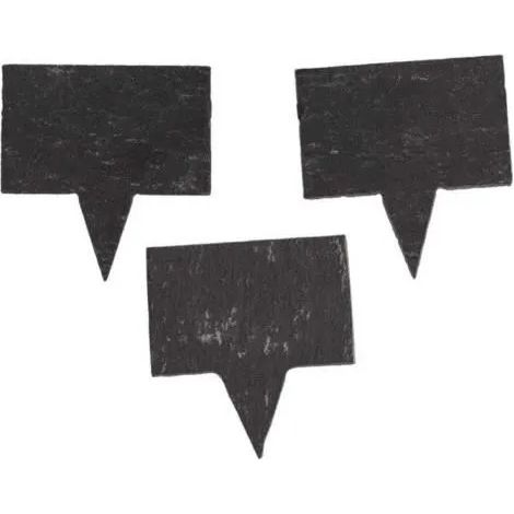 Etiquetas para plantas Northix pizarra pack 3 con tiza