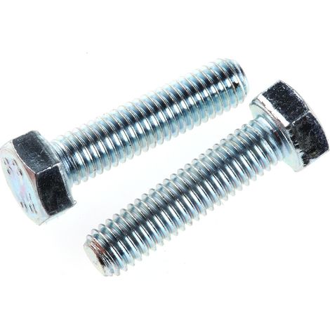 Vis à tête hexagonale, Acier Galvanisé et passivé, M5 x 20mm ( Prix pour Sachet de 100 )