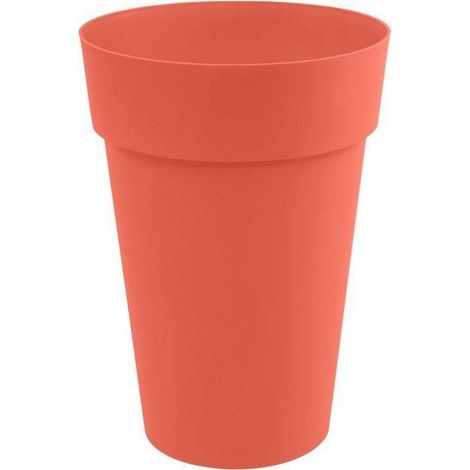 Vase haut Rond - EDA - Toscane - Ø 46 cm - 67 L - Intérieur/Extérieur - Ø 46 x H. 65 cm - Orange Terre Battue