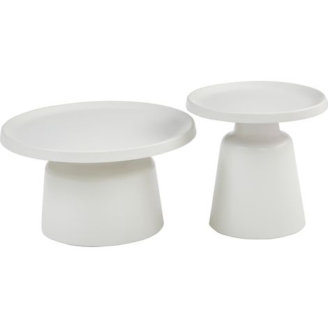 Selsey Brin - Set di tavolini da caffè - 70 cm - crema (1/5)