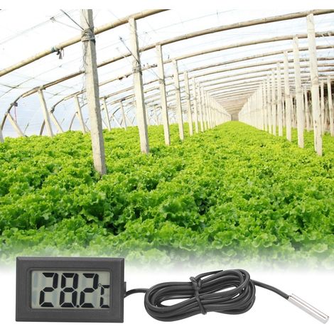 Eingebautes elektronisches Thermometer, wasserdichtes Mini-Digitalthermometer für den Außenbereich (1/5)