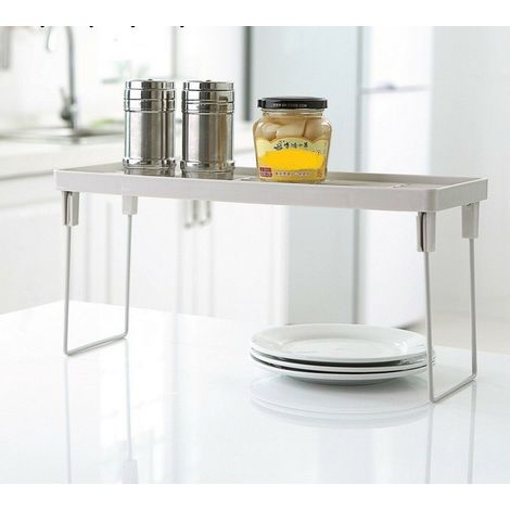 TrAdE Shop Traesio - Porta Stoviglie Mensole Accessori Salvaspazio Per Cucina Ripiano Componibile - (1/5)