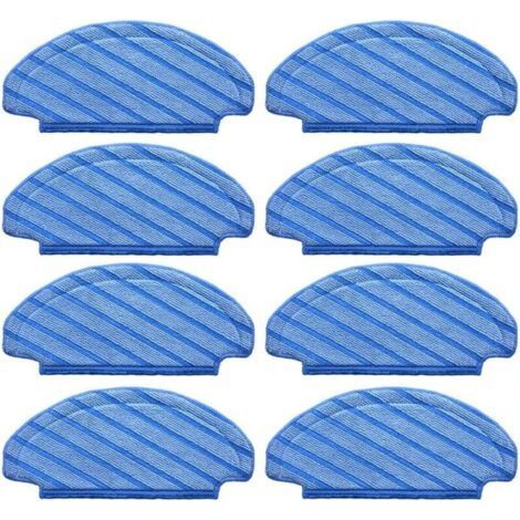 Lot de 8 serpillères lavables de rechange compatibles avec Ecovacs Deebot T8, T8+, T8 Aivi, N8, N8 Pro, N8 Pro+, robots aspi (1/5)
