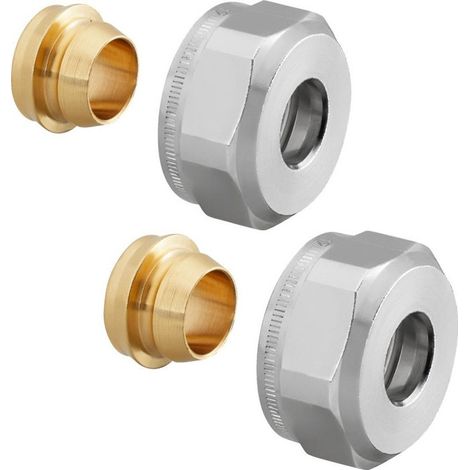 JUEGO DE ACCESORIOS DE COBRE 3/4 x16 mm (por 2)