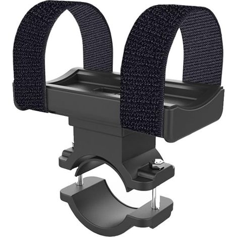Set di 2 supporti per luci per bicicletta, supporto per torcia a LED per bicicletta con altoparlante e fascia elastica antiurto, pezzi di ricambio per bicicletta