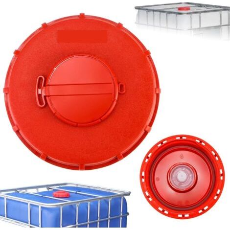 BUNTHAUS IBC-Tankabdeckung, 163 mm, Tankdeckel, 1000 l, IBC-Tankdeckel, IBC-Tote-Deckel, belüfteter IBC-Wassertankdeckel, Deckel für 1000 l Wassertank (1/5)