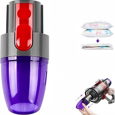 Staubsaugeradapter für Dyson V15, V11, V10, V8 und V7. Kompatibel mit Staubsaugerbeuteln und Nasensaugern. Praktisches Zubehör für Dyson Staubsauger. Ideal für die Dyson Staubsaugerdüse. (1/5)