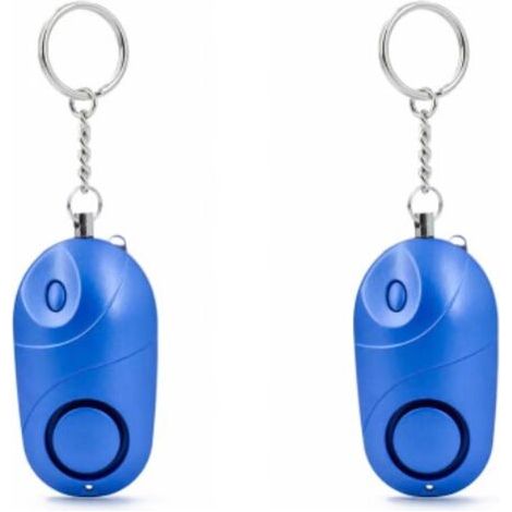 SABIR Sirène Alarme personnelle,Alarme de sécurité personnelle Porte-clés d'alarme avec la lumière LED, Alarme de sécurité Auto-défense d'urgence Mini sirène pour Femmes Enfants et Marcheurs de Nuit 2 (1/5)
