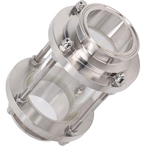 Regard en Ligne en Verre, 2.99 Pouces PN6, extrémité à Pince, (76 (1/5)