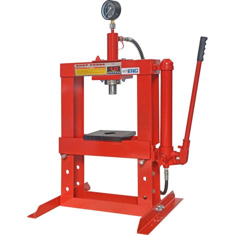 Pressa idraulica manuale 10000 kg 10 T TON Tonnellate manometro - MA PE PE10 (1/4)