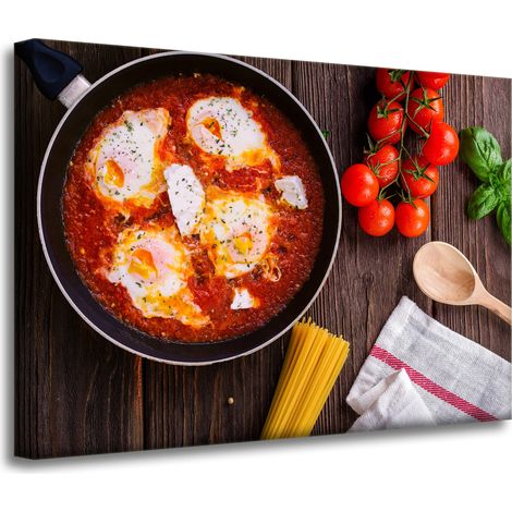 Leinwanddruck „Küche – Leidenschaft fürs Kochen“ 70 x 50 cm