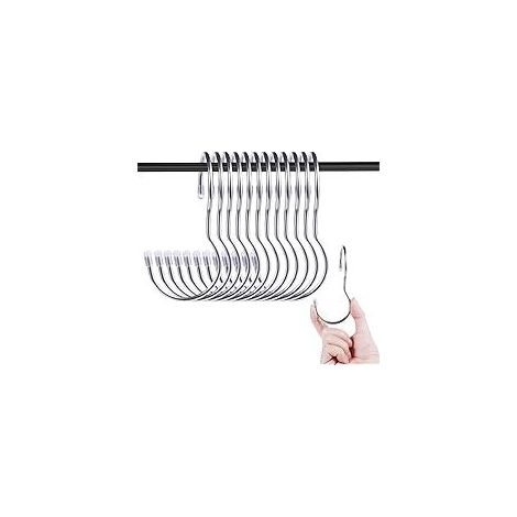 TAISHENGDA 100er-Packung Metall-S-Haken – Aufbewahrungshaken für Küche und Regale (1/5)